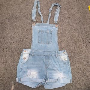 Overall Shorts